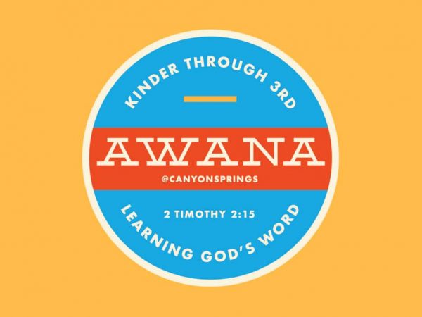 AWANA Ministry (K-3rd) - Canyon Springs Church