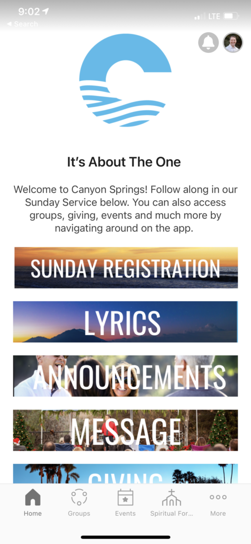 CSC Mobile App Screenshot