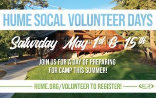 Hume Volunteer Day May 15