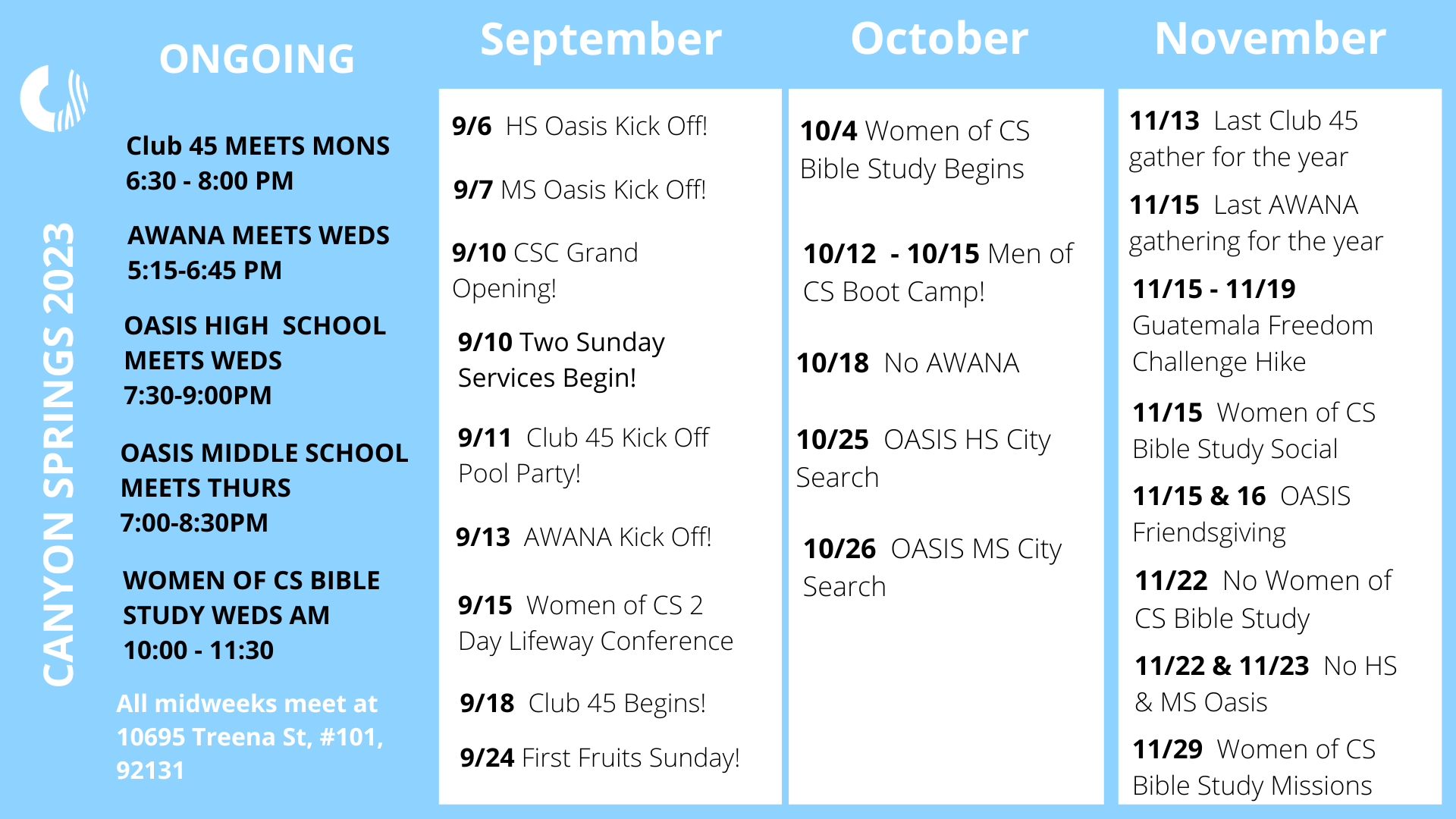 All Things Fall Calendar 2023